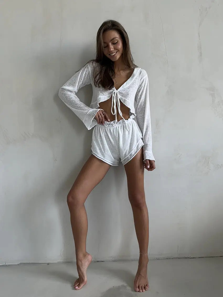 İnce Yazlık Pijama Takımı Zalle