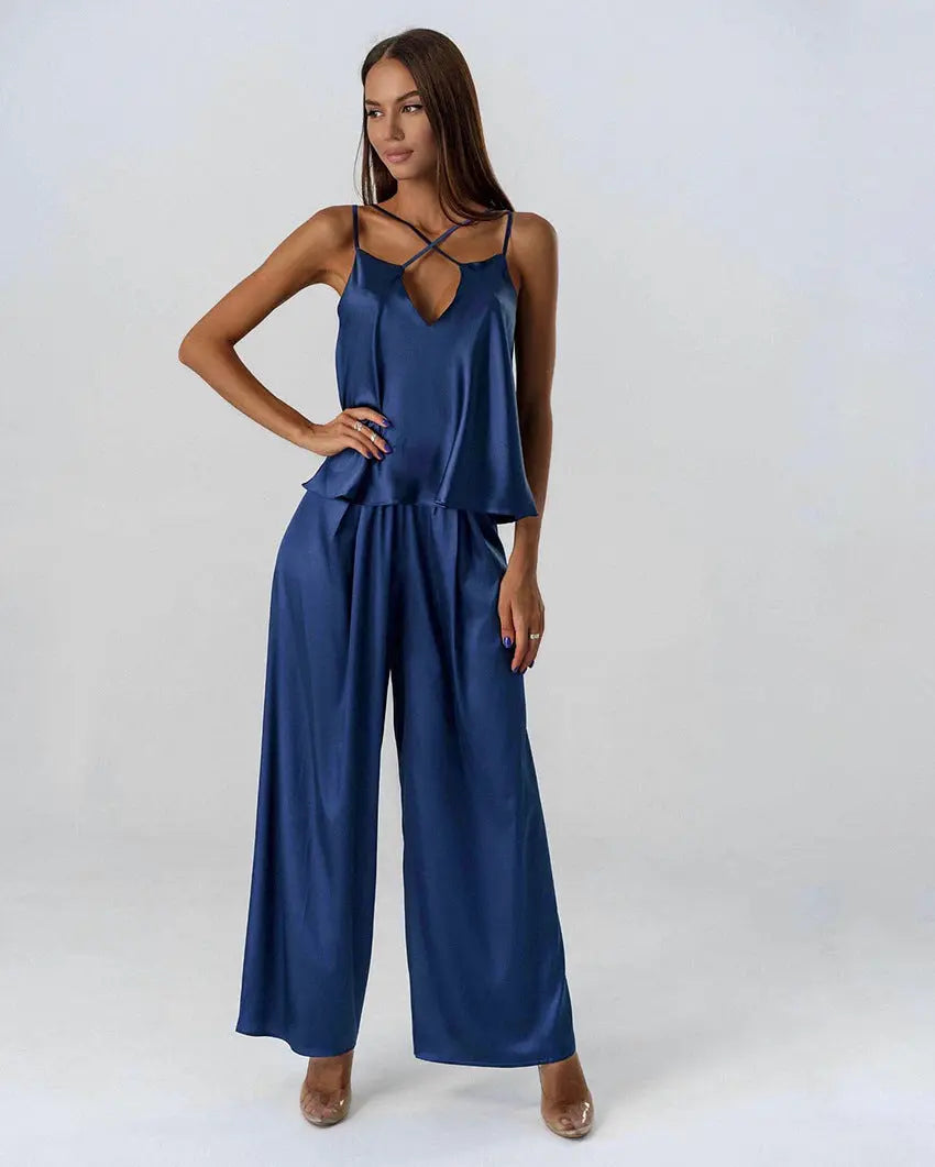 Saten Askılı Pijama Takımı Zalle