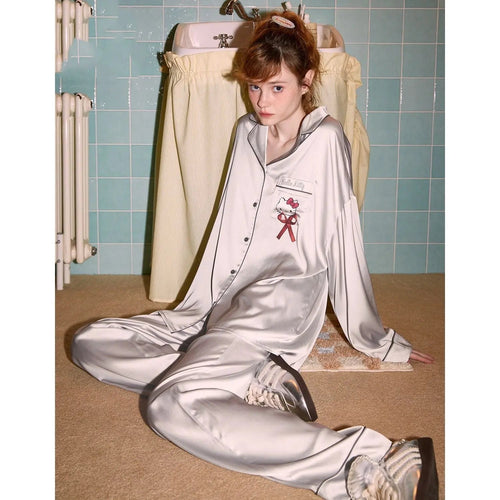 Hello Kitty Serisi İpek Pijama Takımı Zalle